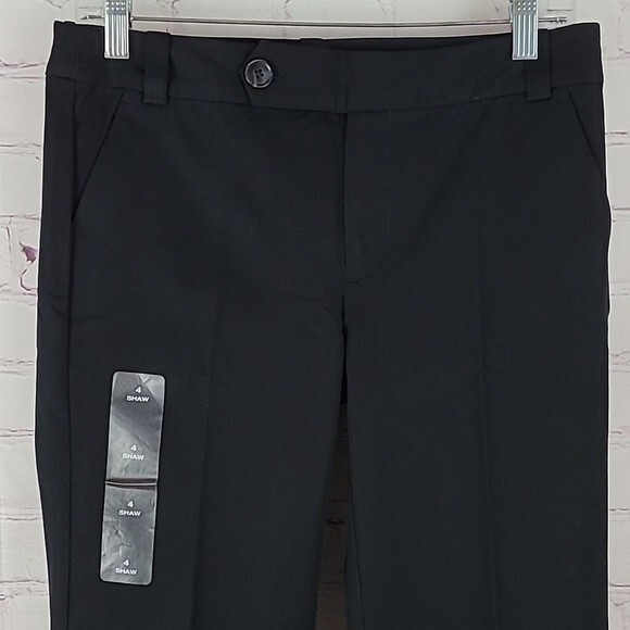 Women's EDDIE BAUER Pants Size 4 Black Shaw Fit Trousers/Dressy - Picture 3 of 8